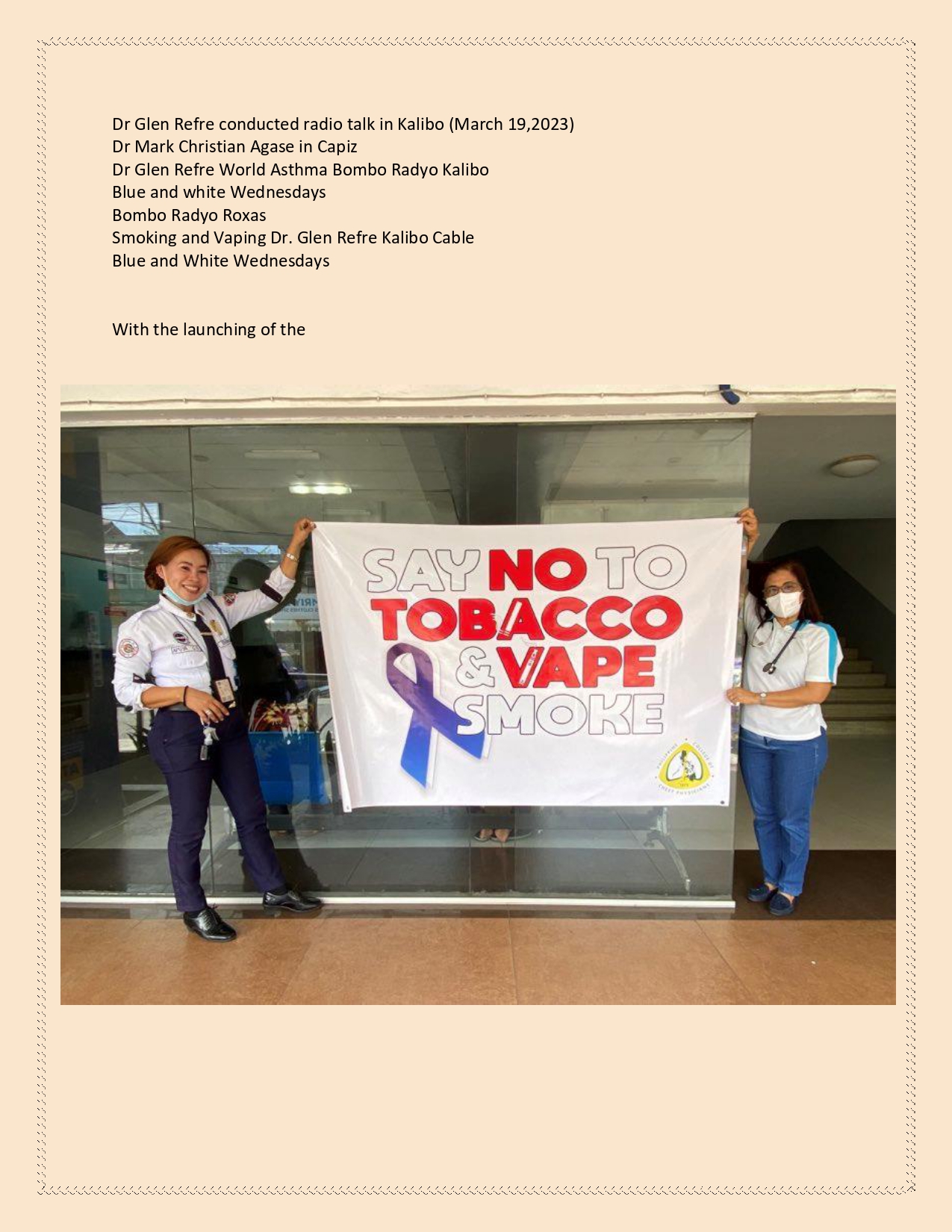 Northwest Panay Chapter of The Philippine College of  Chest Physicians (PCCP)